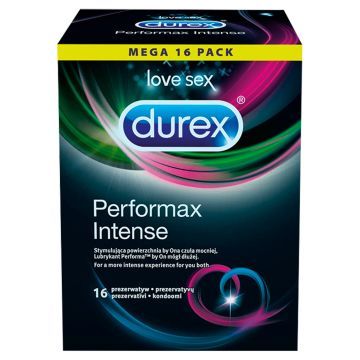 Durex z Wypustkami Performax Intense 16 Szt Prezerwatywy Performax Intense 16 szt.