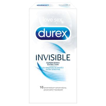 Durex Invisible Prezerwatywy 10 szt.