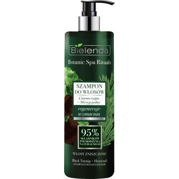 BIELENDA BOTANIC SPA RITUALS Kozieradka + Tatarak szampon do włosów przetłuszczających się 400 g