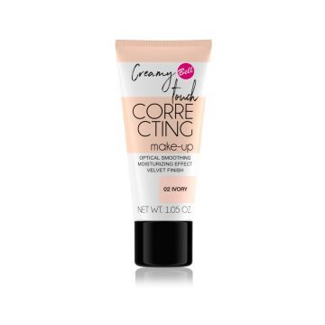 Bell Creamy Touch Correcting Make-up Podkład 02 Ivory Korygujący Niedoskonałości Cery 30 g