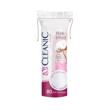Cleanic Pure Effect Soft Touch Płatki Kosmetyczne 80 szt.