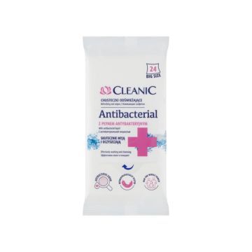 CLEANIC CLEANIC CHUSTECZ ODSWIEZ ANTIBACT 24SZT