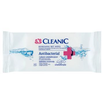 CLEANIC Chusteczki Odświeżające 15 szt.