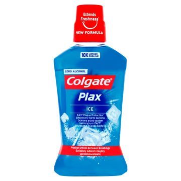 Colgate Plax Ice Płyn Do Płukania Jamy Ustnej Ice 500 ml