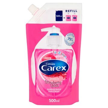 CAREX CAREX MYDŁO W PŁYNIE 500ML STRAWBERRY