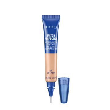 Rimmel Match Perfection Korektor i Rozświetlacz 020 Soft Ivory 7 ml