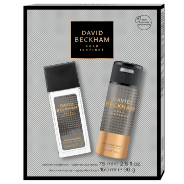 DAVID BECKHAM Zestaw prezentowy: dezodorant spray 150ml+deo atomizer 75ml, 1 op. 