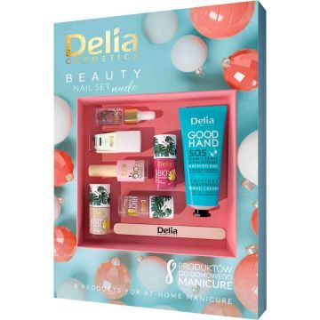 DELIA Zestaw do paznokci - 8 produktów 