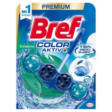 Bref Color Aktiv+ Zawieszka Do Wc Eukaliptus 50 g