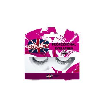 Ronney Professional Eyelashes Sztuczne Rzęsy 01 z Naturalnego Włosia 1 szt.