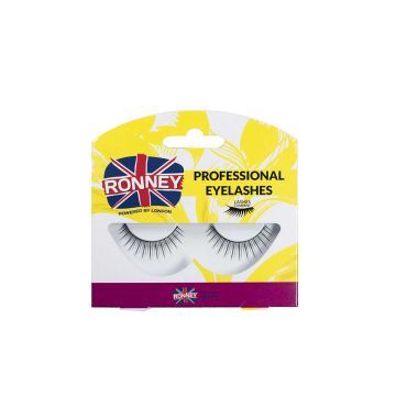 Ronney Professional Eyelashes Sztuczne Rzęsy 15 z Syntetycznego Włosia 1 szt.