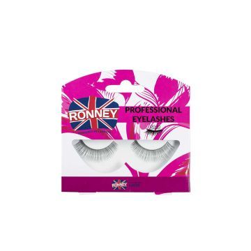 Ronney Professional Eyelashes Sztuczne Rzęsy 10 z Naturalnego Włosia 1 szt.