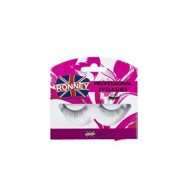 Ronney Professional Eyelashes Sztuczne Rzęsy 12 z Naturalnego Włosia 1 szt.
