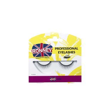 Ronney Professional Eyelashes Sztuczne Rzęsy 19 z Syntetycznego Włosia 1 szt.