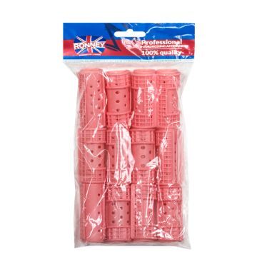 Ronney Professional Hollow Magnetic Roll Wałki Do Włosów Różowe Ra00028 1 szt.