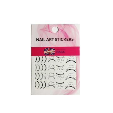 Ronney Nail Art Stickers Naklejki Wodne Na Paznokcie 135 1 szt.