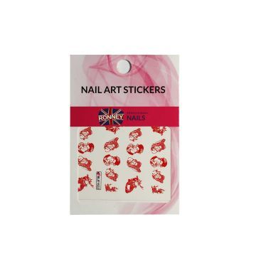 Ronney Nail Art Stickers Naklejki Wodne Na Paznokcie 143 1 szt.