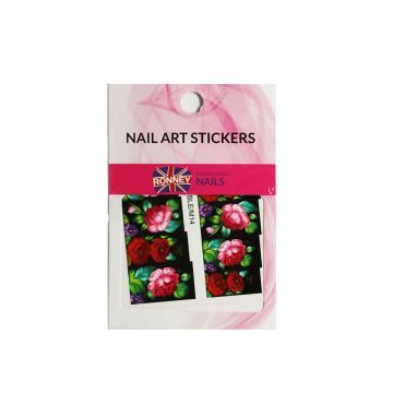 Ronney Nail Art Stickers Naklejki Wodne Na Paznokcie 155 1 szt.