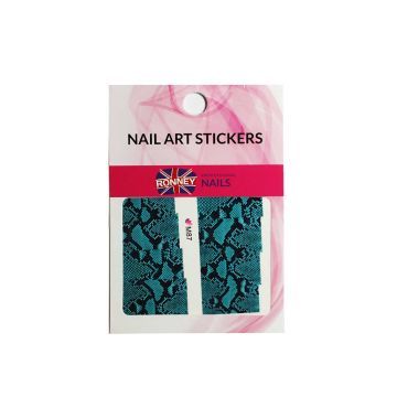 Ronney Nail Art Stickers Naklejki Wodne Na Paznokcie 158 1 szt.