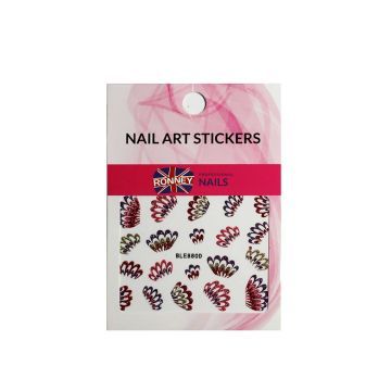 Ronney Nail Art Stickers Naklejki Na Paznokcie 163 1 szt.