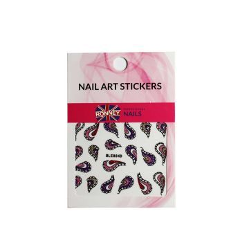 Ronney Nail Art Stickers Naklejki Na Paznokcie 166 1 szt.