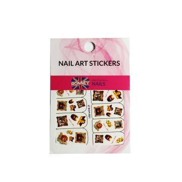 Ronney Nail Art Stickers Naklejki Wodne Na Paznokcie 168 1 szt.