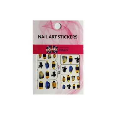 Ronney Nail Art Stickers Naklejki Wodne Na Paznokcie 172 1 szt.