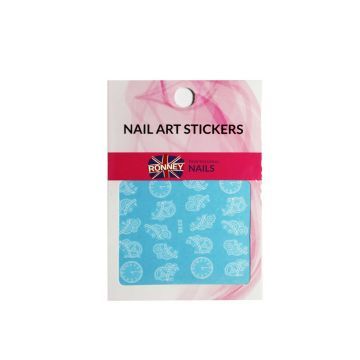 Ronney Nail Art Stickers Naklejki Wodne Na Paznokcie 208 1 szt.