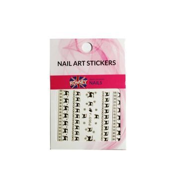 Ronney Nail Art Stickers Naklejki Wodne Na Paznokcie 223 1 szt.