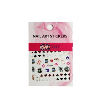 Ronney Nail Art Stickers Naklejki Wodne Na Paznokcie 237 1 szt.