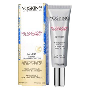 Yoskine Bio Collagen Krem Pod Oczy 50+/60+ Przeciwzmarszczkowy 15 ml