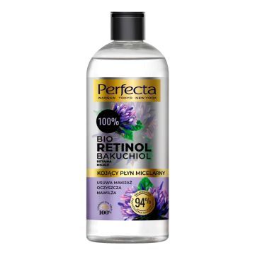 Perfecta Bio Retinol Bakuchiol Kojący Płyn Micelarny 400 ml
