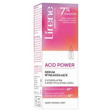 Lirene Acid Power Serum 7% Kwasów Wygładzające 30 ml