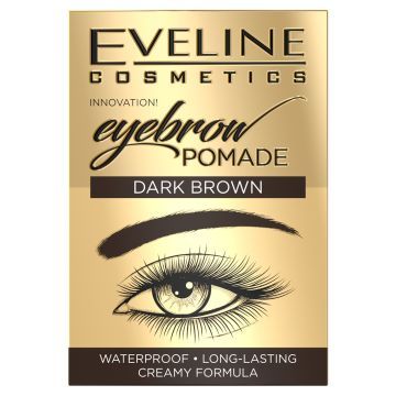 Eveline Cosmetics Kosmetyki Do Brwi Pomada Do Brwi Dark Brown 1 szt.