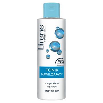 LIRENE Tonik Nawilżający z Ogórkiem 200 ml