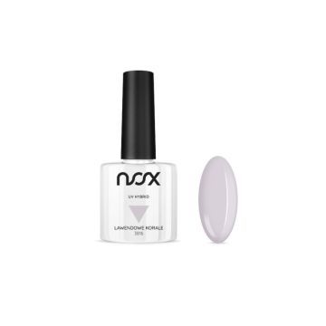 Nox Lakier Hybrydowy Lawendowe Korale 7 ml