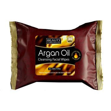 Beauty Formulas Chusteczki Do Demakijażu Arganowe 30 szt.