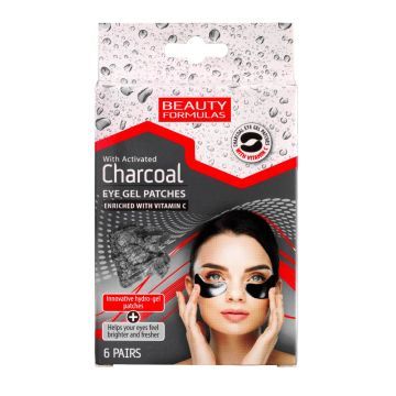 Beauty Formulas Charcoal Płatki Pod Oczy 6 szt.