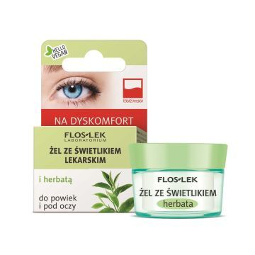 FLOSLEK PHARMA Żel Pod Oczy i Na Powieki Herbata 10 g