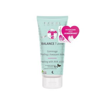 Floslek Pharma Balance T-zone Gommage Peeling z Kwasami Aha 125 g
