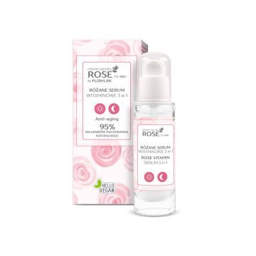 Floslek Pharma Rose For Skin Różane Serum Witaminowe 3 w 1 30 ml