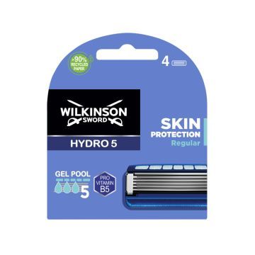 Wilkinson Hydro5 Skin Protection Regular Zapasowe Ostrza Do Maszynki Do Golenia 4 szt.