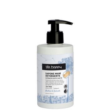 Bio Happy Tea Tree Mydło Do Rąk z Olejkiem z Organicznego Drzewa Herbacianego 200 ml