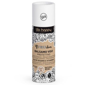 Bio Happy 4freedom Balsam Do Twarzy Natural Beige w Sztyfcie Spf 30 28 g