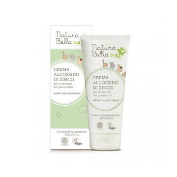 Natura Bella Baby Krem Przeciw Odparzeniom Pieluszkowym Bogaty w Tlenek Cynku 100 ml