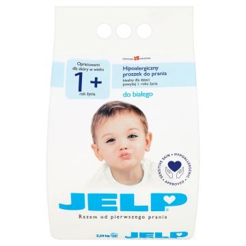 Jelp 1+ Hipoalergiczny Proszek Do Prania Do Białego 2240 g