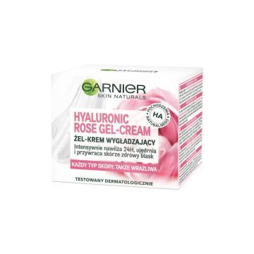 Garnier Skin Naturals Żel-krem Wygładzający z Wodą Różaną 50 ml