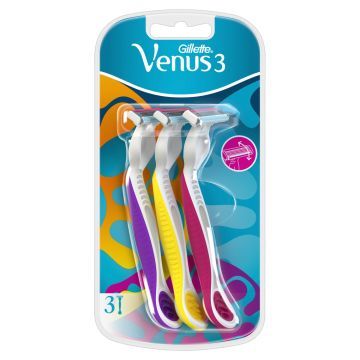 GILLETTE Jednorazowe Maszynki Do Golenia 3 szt.