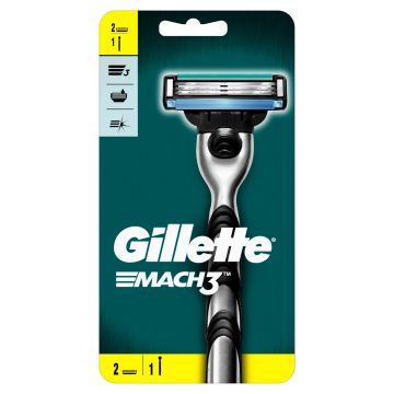 GILLETTE Rączka Maszynki Do Golenia + Ostrza Wymienne Manual 1 szt.