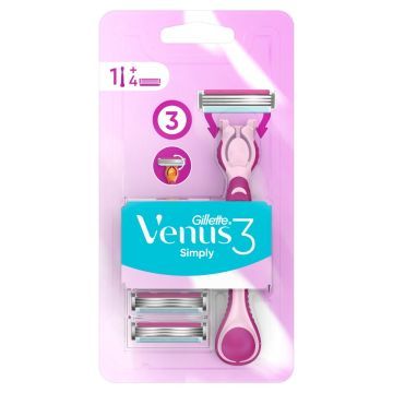 GILLETTE 3 Maszynka do golenia + 4 ostrza